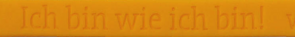 Armband Nr. 7, Orange, "Ich bin, wie ich bin!"